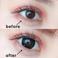 Contact Lenses Ovolook Big Black Lenses Pupils Comestic Eye Color Lens 14.5mm Yearly