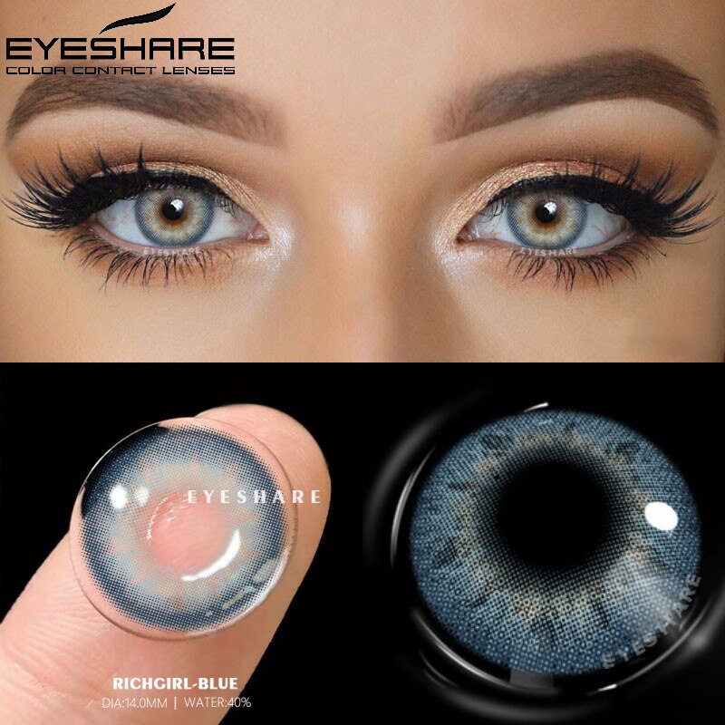 2pcs Contact Lenses Brown Contact Lenses Beautiful Pupil Natural Contact Lenses