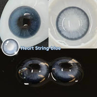 Halloween Contact Lenses Beauty Eye Color Lenses Cosplay Pupils Myopia Lens with Prescription Natural Blue Lens OVOLOOK
