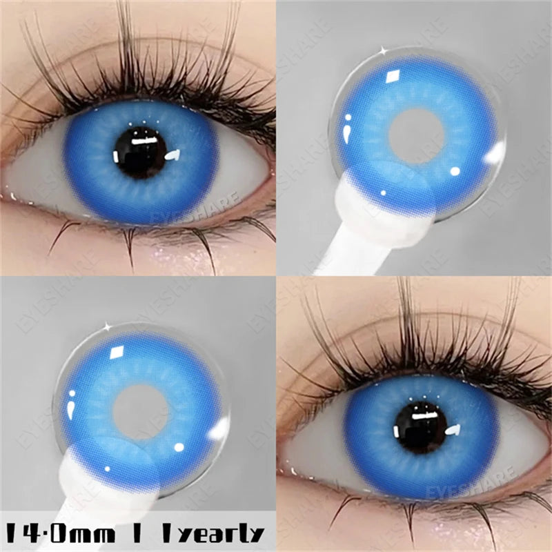 EYESHARE New Fashion Color Contact Lenses for Eyes Anime Blue Eyes Contacts Lenses