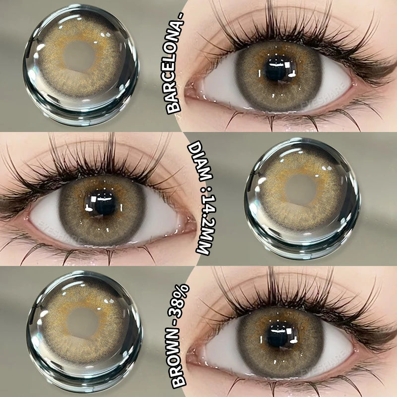 Color Contact Lenses Natural Contact Lenses Blue Eye Lens Green Lenses Brown Eye Contacts Gray Pupils