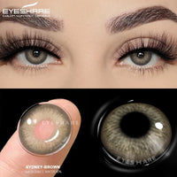 EYESHARE 1 Pair Brown Natural Colored Eye Lenses Gray Fashion Lenses Blue Eye Lens Green High Quality Cosmetics Color Contacts
