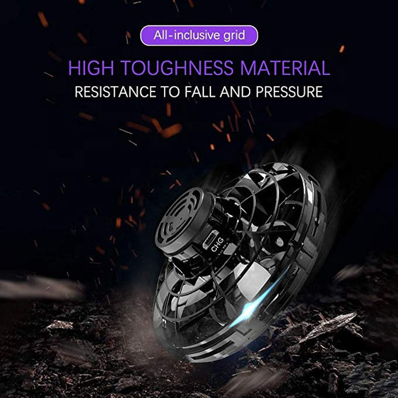 Fidget Spinner Mini Drone LED UFO Type Flying Helicopter Spinner