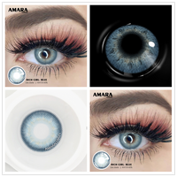 AMARA 1 Pair Color Contact Lenses for Eyes Natural Brown Lenses Beauty Fashion Monet lense Blue Lenses Green Eye Contact