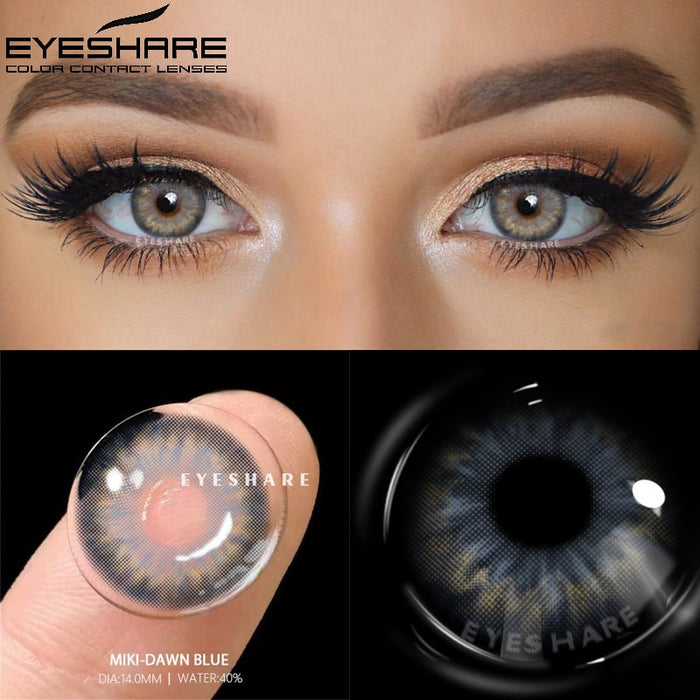 EYESHARE 1 組のカラーコンタクトレンズ For Eyes パタヤ ナチュラル 年間使用レンズ