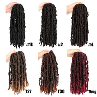 Hair Nest Butterfly Locs Hair Pre Looped Hair for Distressed Locs Crochet Hair Synthetic Hair Extensions for Black Women