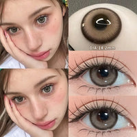 Blue Contact Lenses Myopia Pupils With Diopters Fashion Lenses for Eyes Color Lenses Prescription Lenses OVO