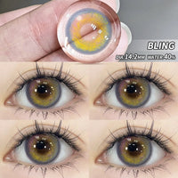 Color Contact Lenses for Eyes Natural Gray Contact Lens Yearly Fashion Beauty Makeup EyeLenses