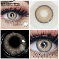 EYESHARE Eye Contacts 1pair DIAMOND Series BLUE Color Lenses Colored Contact Lens Beauty Eyes Cosmetic Eyecontact Contactlen