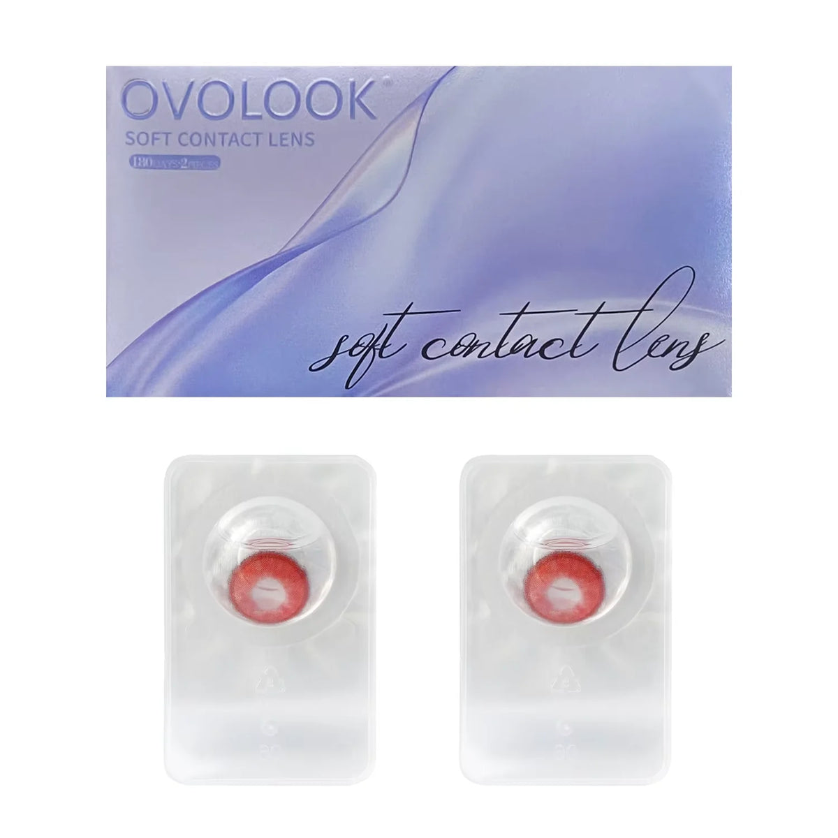 Beauty Lenses for Eyes Color Contact Lenses Natural Comestic Colored Eye Lenses Soft Eye Color Lens OVOLOOK-2pcs/pair 15 Tone