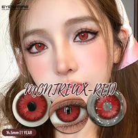 Cosplay Color Contact Lenses 1 Pair Halloween Pink Colorful Contact Red Eye Contacts Green Lenses Purple Lenses Yearly