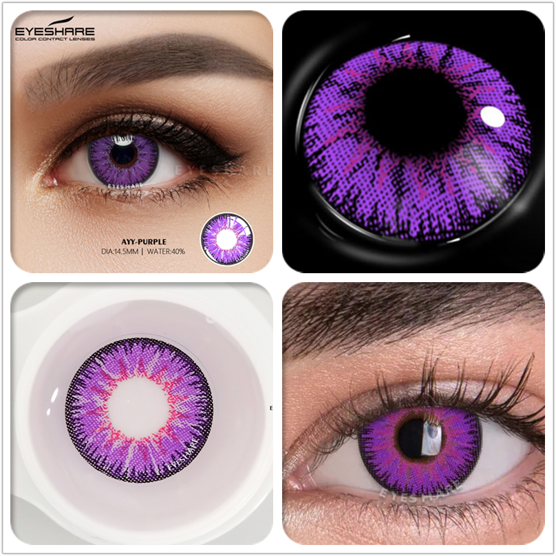 Color Cosplay Contact Lenses Halloween Yearly Eyes