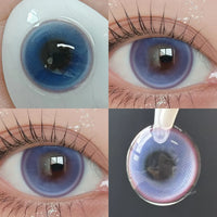 Fashion Big Lenses Myopia Colored Contact Lenses for Eyes Beauty Blue Eyes Lenses Green Pupils Brown Grey Lens