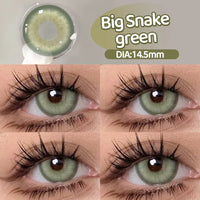 Fashion Big Lenses Myopia Colored Contact Lenses for Eyes Beauty Blue Eyes Lenses Green Pupils Brown Grey Lens