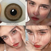 Blue Lenses  Myopia Color Contact Lenses Fashion Pupils Large Diameter Eye Colores Beauty Green Lenses OVO