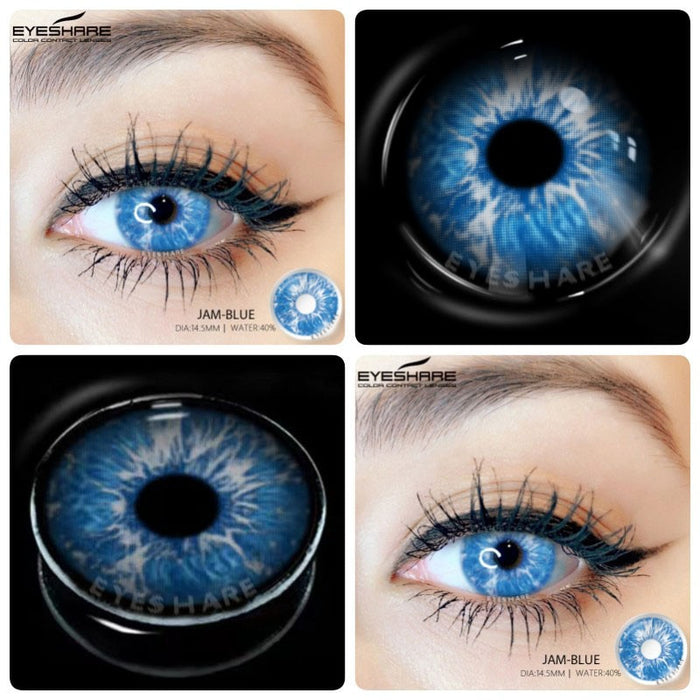 EYESHARE カラーコンタクトレンズ 2 枚入 コスプレカラー