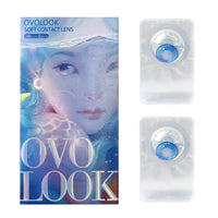 Beauty Lenses for Eyes Color Contact Lenses Natural Comestic Colored Eye Lenses Soft Eye Color Lens OVOLOOK-2pcs/pair 15 Tone