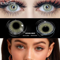 Color Lens Ocean Color Contact Lenses Beautiful Pupil Makeup Contact Lens Yearly Use Cosmetic Beauty Eye Lenses