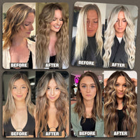 14-24'' Long Human Hair Extension Tape Ins Natural Real Human Hair Skin Weft Adhesive Hairpiece