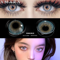 AMARA 1 Pair Color Contact Lenses for Eyes Natural Brown Lenses Beauty Fashion Monet lense Blue Lenses Green Eye Contact