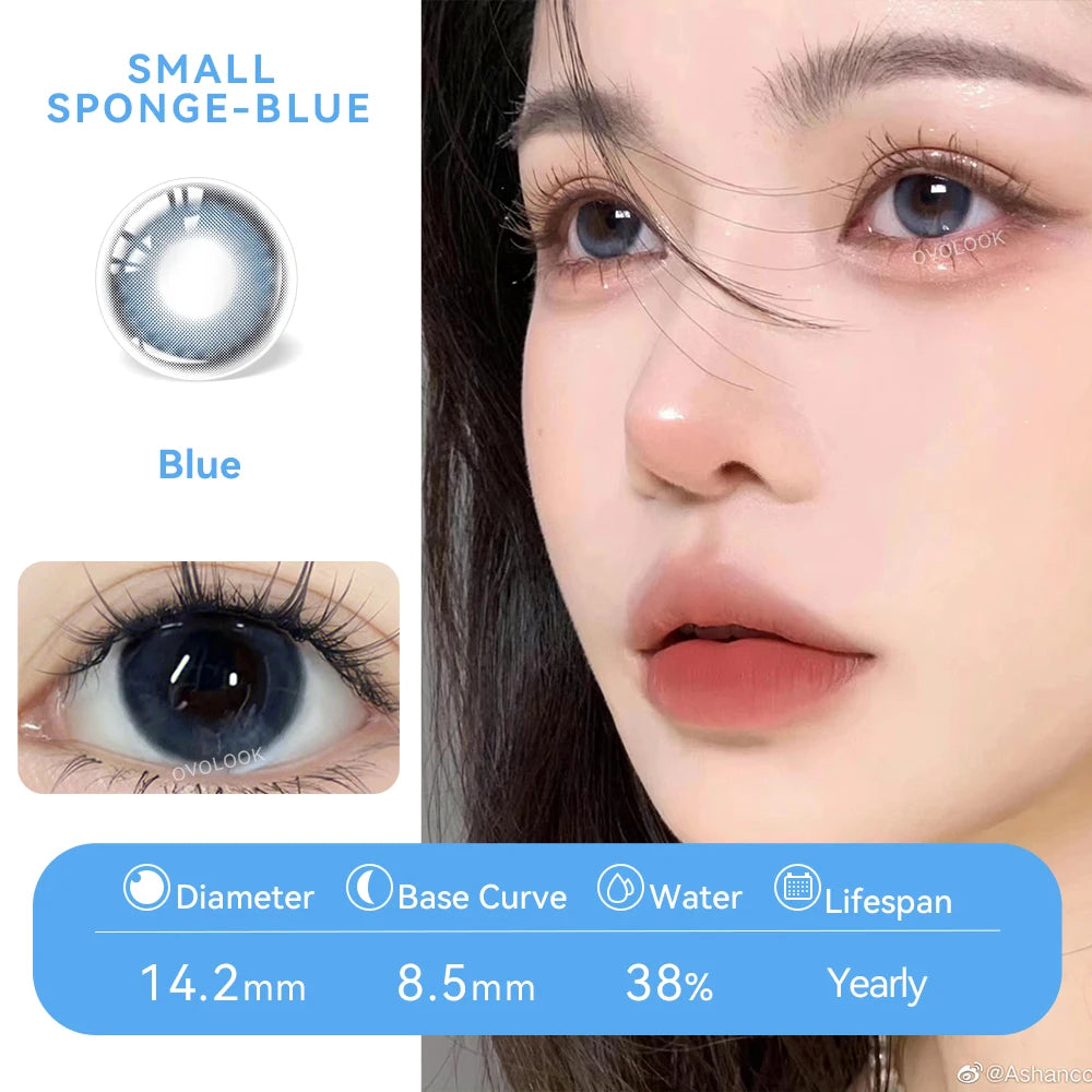 Natural Lenses Contact Lenses for Eyes Beauty 10 Tone Natural Pupil Eye Color lens Yearly Use 14.2/14.5mm OVO