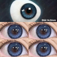 Contact Lenses Myopia Lenses with Diopters Green Pupils Color Contact Lenses for Eyes Blue Lens OVO