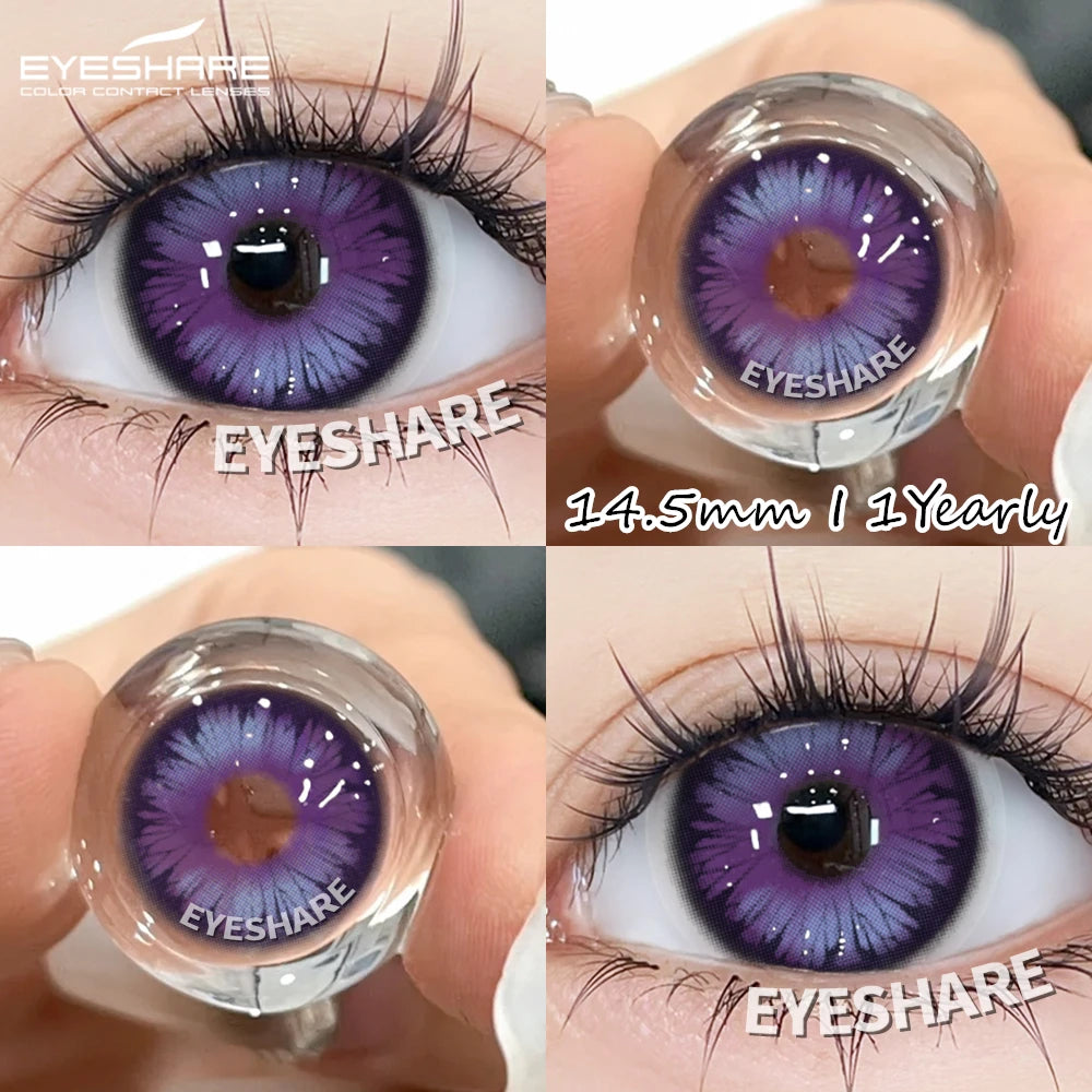 EYESHARE Cosplay Color Contact Lenses Anime Pink Beauty Contact Spring New Style Makeup Red Blue Lenses Yearly Halloween Contact