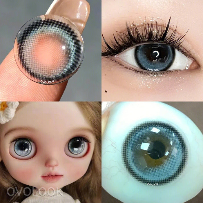 Blue Series Contact Lenses for Eyes Natural Pupil Eye Color Lens Myopia Beauty Colored Eye Contacts OVO