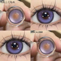 Color Contact Lenses yearly Myopia Lenses with Diopter Enlarge Bright Cosmetic Power Lens Make Up for  Beautiful Eyes YMX