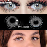 Color Lens Ocean Color Contact Lenses Beautiful Pupil Makeup Contact Lens Yearly Use Cosmetic Beauty Eye Lenses