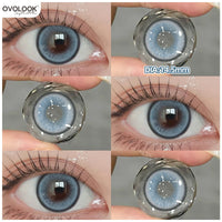 Blue Lenses  Myopia Color Contact Lenses Fashion Pupils Large Diameter Eye Colores Beauty Green Lenses OVO