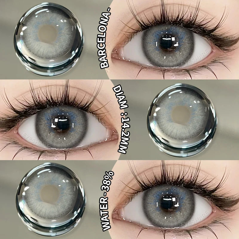 Color Contact Lenses Natural Contact Lenses Blue Eye Lens Green Lenses Brown Eye Contacts Gray Pupils
