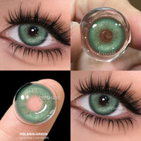 EYESHARE 1pair Colored Contact Lenses for Eyes Natural Brown Contact Blue Eyes Lenses Gray Contacts Yearly Green Pupils