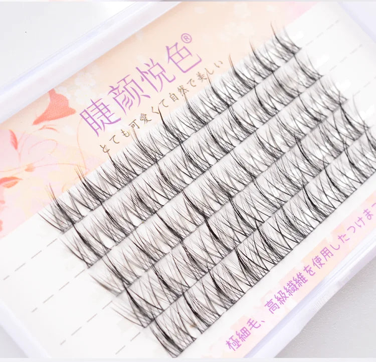 3Mins Sweet Eyeslashes Extension Personal Fake EyeLash Professional Makeup Individual Cluster EyeLashes Grafting False Eyelashes