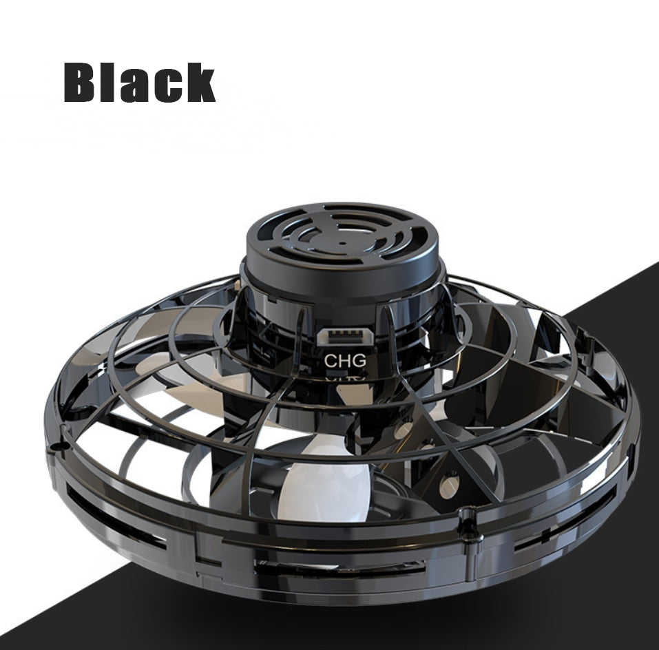 Fidget Spinner Mini Drone LED UFO Type Flying Helicopter Spinner