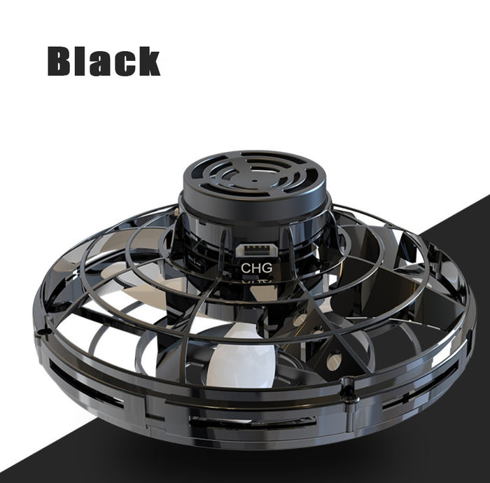 Fidget Spinner Mini Drone LED UFO Type Flying Helicopter Spinner
