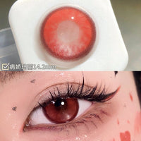 2pcs Vampire Lenses Sick Mary Red Cosplay Contact Lenses Anime Colored Eye Lenses