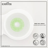 Brazilgirl Emarald 14.0mm 1 Pair | 1 Year