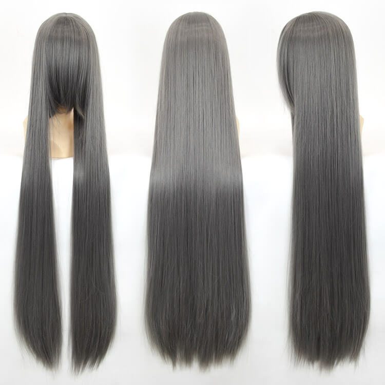 100cm 40inch Plenty Volume Hair Pro Cosplay Wigs Long Straight Wig for Professional Cosplayer