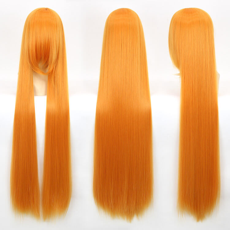 100cm 40inch Plenty Volume Hair Pro Cosplay Wigs Long Straight Wig for Professional Cosplayer