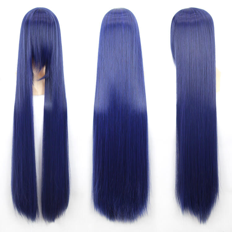 100cm 40inch Plenty Volume Hair Pro Cosplay Wigs Long Straight Wig for Professional Cosplayer