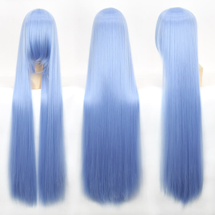 100cm 40inch Plenty Volume Hair Pro Cosplay Wigs Long Straight Wig for Professional Cosplayer