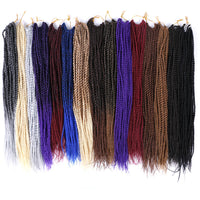18 Inch 6 Packs Senegal Twist Hair Crochet Braids 30Stands/Pack Synthetic Braiding Hair Extensions for Black Women