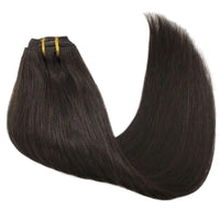 20 Inch 7pcs Clip in Hair Extensions Chocolate Brown