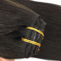 20 Inch 7pcs Clip in Hair Extensions Chocolate Brown