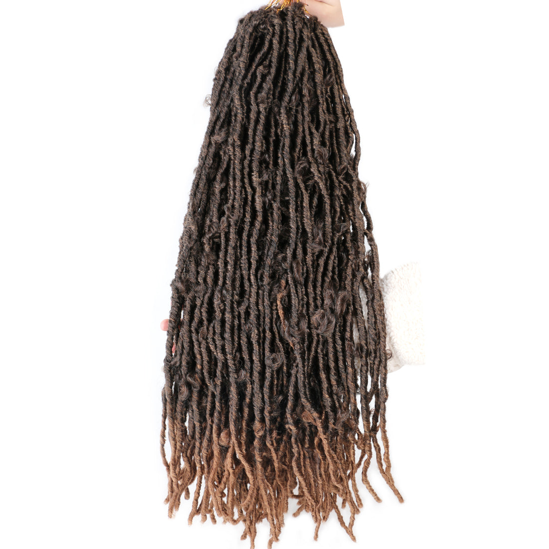 6 Pack Butterfly Locs Crochet Hair Goddess Soft Locs Braiding Hair Extension