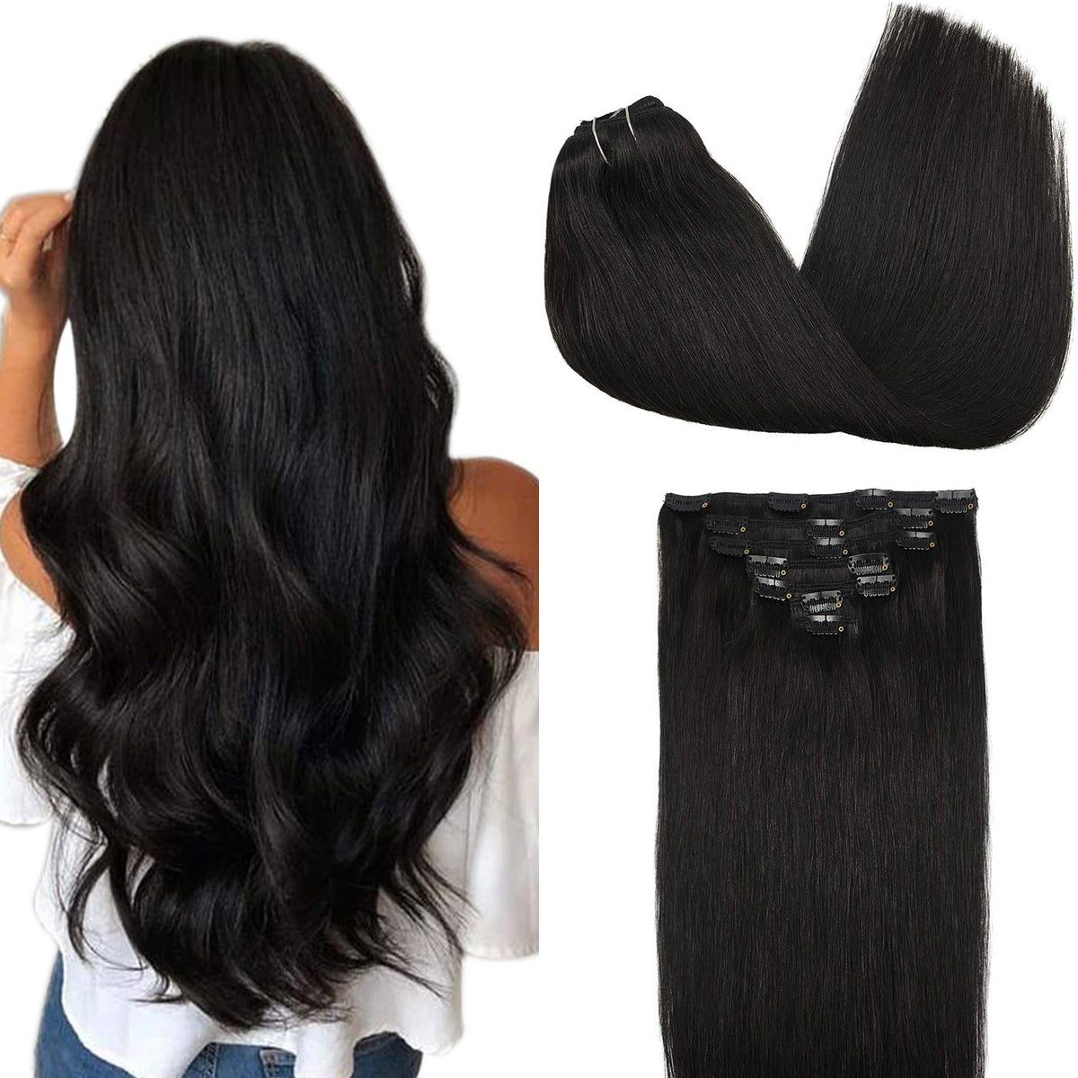 20 Inch 7pcs Clip in Hair Extensions
