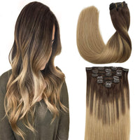 20 Inch 7pcs Clip in Hair Extensions
