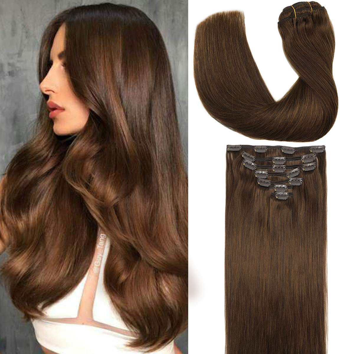 20 Inch 7pcs Clip in Hair Extensions