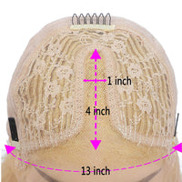 Blonde Lace Front Wig Human Hair Straight Blonde Human Hair Wigs